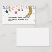 オーバーザムーンブルーピンクおむつのラッフル  エンクロージャーカード (正面/裏面)