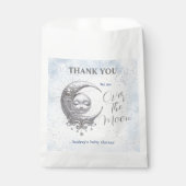 オーバーザムーンブルーボーイ赤ちゃんシャワーバッグ フェイバーバッグ (正面)