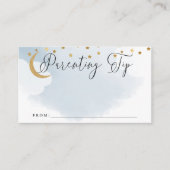 オーバーザムーンブルー子育てティップジャーアドバイスカード エンクロージャーカード (正面)