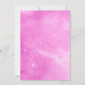 オーバーザムーンベビーガールシャワー招待状 招待状 (裏面)