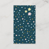 オーバーザムーンベビーシャワーおむつラッフルチケット エンクロージャーカード (裏面)