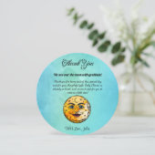 オーバーザムーンベビーシャワーお祝い サンキューカード (スタンド正面)