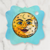 オーバーザムーンベビーシャワーお祝い フェイバータグ (裏面)