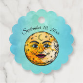 オーバーザムーンベビーシャワーお祝い フェイバータグ (裏面)