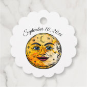 オーバーザムーンベビーシャワーお祝い フェイバータグ (裏面)