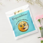 オーバーザムーンベビーシャワーお祝い フェイバーバッグ (封をした状態)