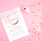 オーバーザムーンベビーシャワー招待状 招待状