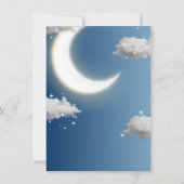 オーバーザムーンベビーシャワー招待状 招待状 (裏面)