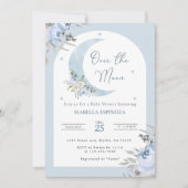 オーバーザムーンベビーシャワー招待状 招待状 (正面)