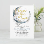 オーバーザムーンボホベイビーシャワーボーイ招待状 招待状 (スタンド正面)