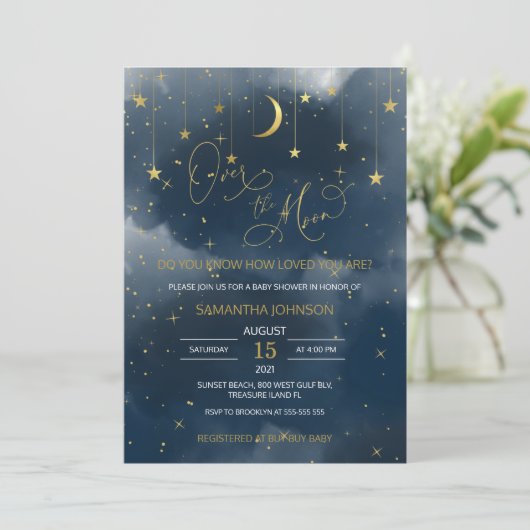 オーバーザムーン招待状トザムーン招待状 招待状 (スタンド正面)