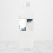 オーバーザムーン金ゴールドスターズブルー ペットボトルラベル (裏面)