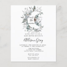 『オーバーザムーン・ベビー・シャワー』 予算チラシ|