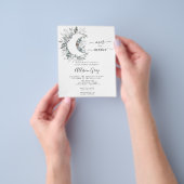 『オーバーザムーン・ベビー・シャワー』 予算チラシ| チラシ (手)