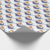 オーバーザリバーレッドチャウ包装紙 ラッピングペーパー (角)