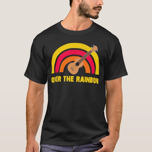 オーバーザレインボーウクレレUke Tシャツ (正面)