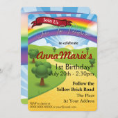 オーバーザレインボー招待状 招待状 (正面/裏面)