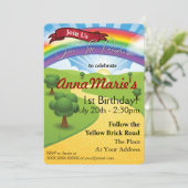 オーバーザレインボー招待状 招待状 (スタンド正面)