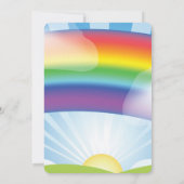 オーバーザレインボー招待状 招待状 (裏面)