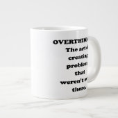 オーバーシンキングの技術 – Officeおもしろい Mous ジャンボコーヒーマグカップ (正面右)