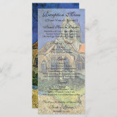 オーバースの教会ヴィンセント・ヴァン・ゴッホ結婚ズ メニュー (正面/裏面)