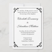 オーバースの教会ヴィンセント・ヴァン・ゴッホ結婚ズ 招待状 (裏面)