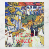 オーバーズバイビンセント・ヴァン・ゴッホの階段 ワインラベル (シングルラベル)