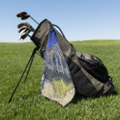 オーバーズバイヴァンゴッペインティングアート教会 ゴルフタオル (グリーン)