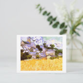 オーバーズビューウィズチャーチヴァンゴッホファインアート ポストカード (スタンド正面)