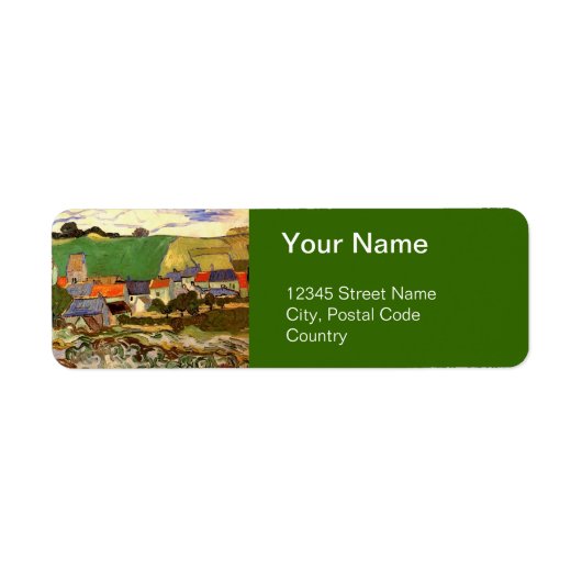 オーバーズビンセント・ヴァン・ゴッホの眺め。 ラベル (正面)