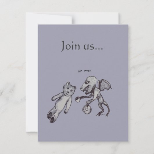 オーバーティードラゴンアンドベア 招待状 (正面)