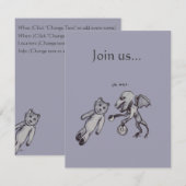 オーバーティードラゴンアンドベア 招待状 (正面/裏面)