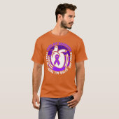 オーバードーズ啓発パープルリボンTシャツ Miss Daught Tシャツ (正面フル)