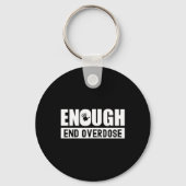 オーバードーズ啓発月間 Enough end overdose  キーホルダー (裏面)