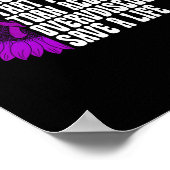 オーバードーズ啓発 パープルリボン 薬物依存症 65 ポスター (角)