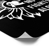オーバードーズ啓発 パープルリボン 薬物依存 1 ポスター (角)