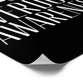 オーバードーズ啓発 パープル ポスター (角)