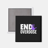オーバードーズ啓発Tシャツ - オーバードーズ防止 マグネット (正面/裏面)