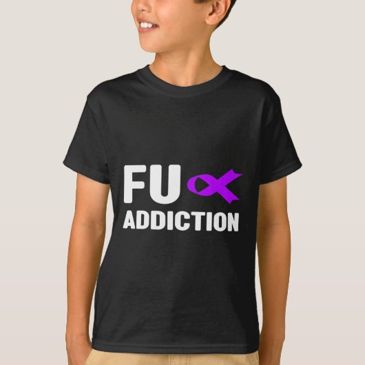 オーバードーズ啓発Tシャツ - 依存症 Tシャツ (正面)