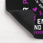 オーバードーズ啓発Tシャツ Enough Purple For My マウスパッド (コーナー)