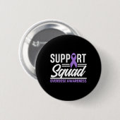 オーバードーズ撲滅サポーター オーバードーズ啓発 缶バッジ (正面&裏面)
