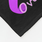 オーバードーズ認識度バタフライサンフラワーリボンモン フリースブランケット (角)