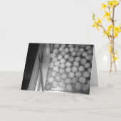 「オーバーナイト・フライ・調理師」サンキューカード カード (黄色い花)