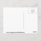 オーバーフローする(鳥)ショウジョウコウカンチョウはがき ポストカード (裏面)