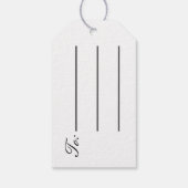 オーバーフローフローラギフトラベル- Adiela Akoo ギフトタグ (裏面)