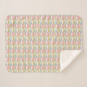 オーバーフローフローラシェルパブランケット – Adiela Akoo シェルパブランケット (正面(横))