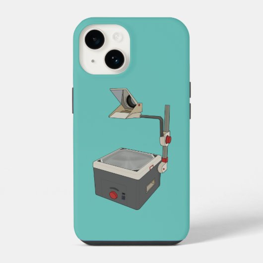 オーバーヘッドプロジェクタ 80年代 90年代 iPhoneケース (裏面)