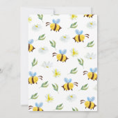 オーバーベイビーシャワー 招待状 (裏面)