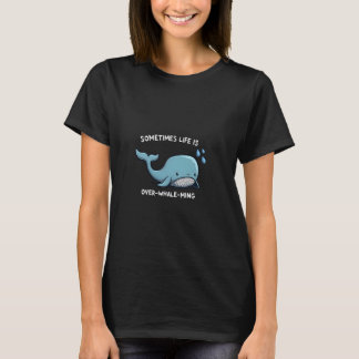 オーバーホーおもしろいムホエールパンデザイン Tシャツ