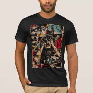 オーバーホームグランジコラージュオルタナティブアートTシャツ Tシャツ